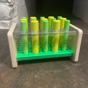 LOVEVERY Wooden Posting Stand Toddler Toy